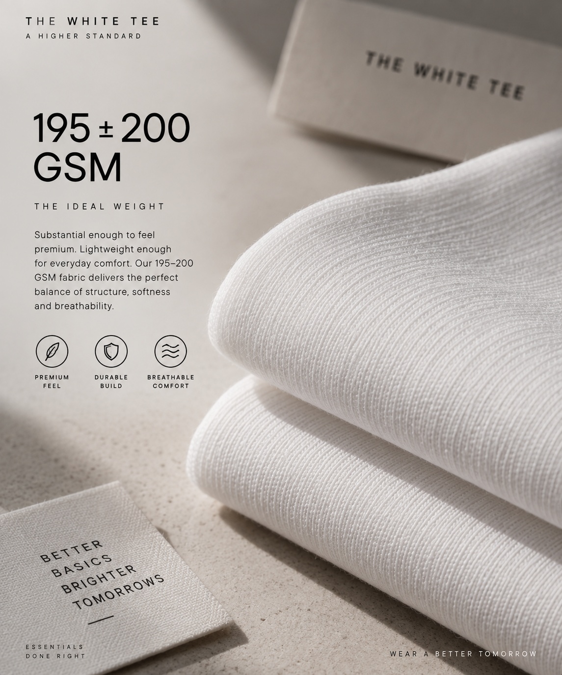 Fabric weight and construction detail