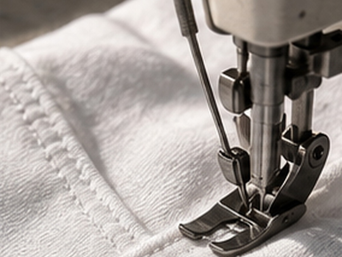 Precision sewing and finishing detail