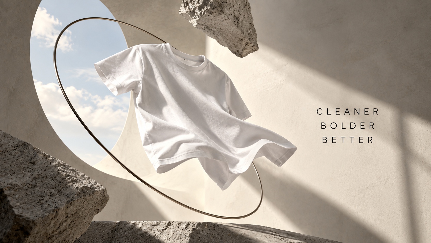 The White Tee 001 white T-shirt